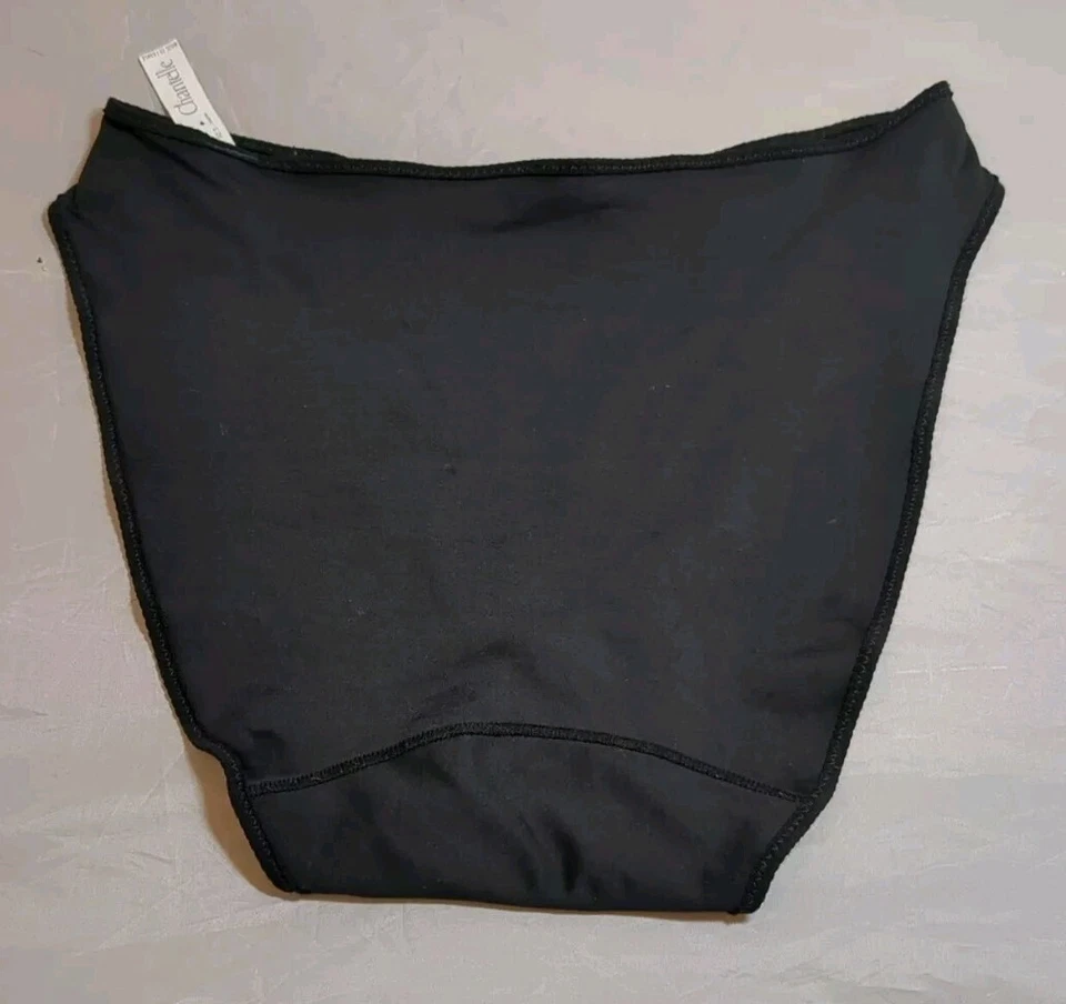 Vintage Chantelle Black Spandex Blend Panties Briefs Small New Without Tags - Image 3 of 4