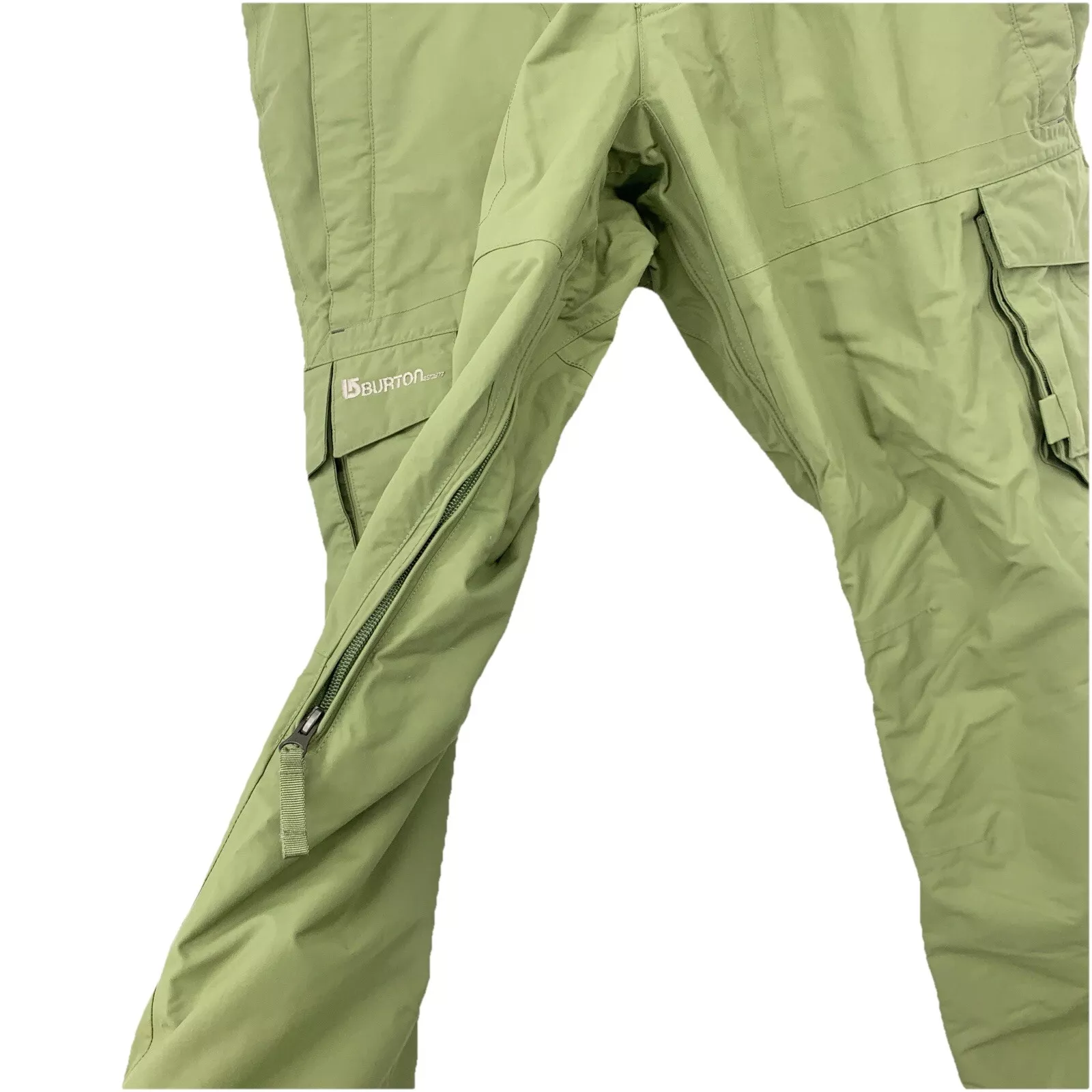 burton snow cargo pockets lined pants