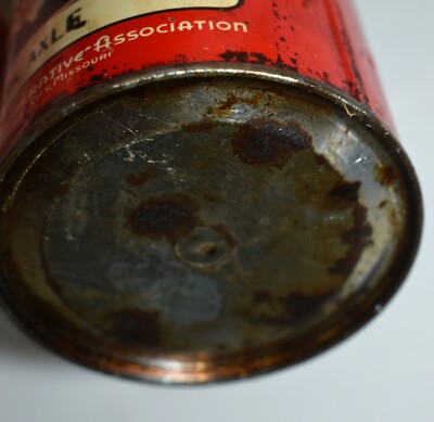 VINTAGE CO-OP #1 1LB Grease Gas Oil Advertising Tin Can | eBay