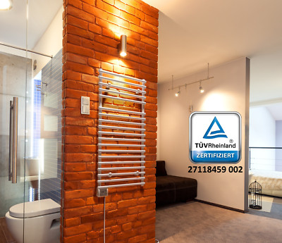 Badheizkörper Handtuchwärmer Elektrische Badheizung Bad ECO 450 Watt TÜV - IP44