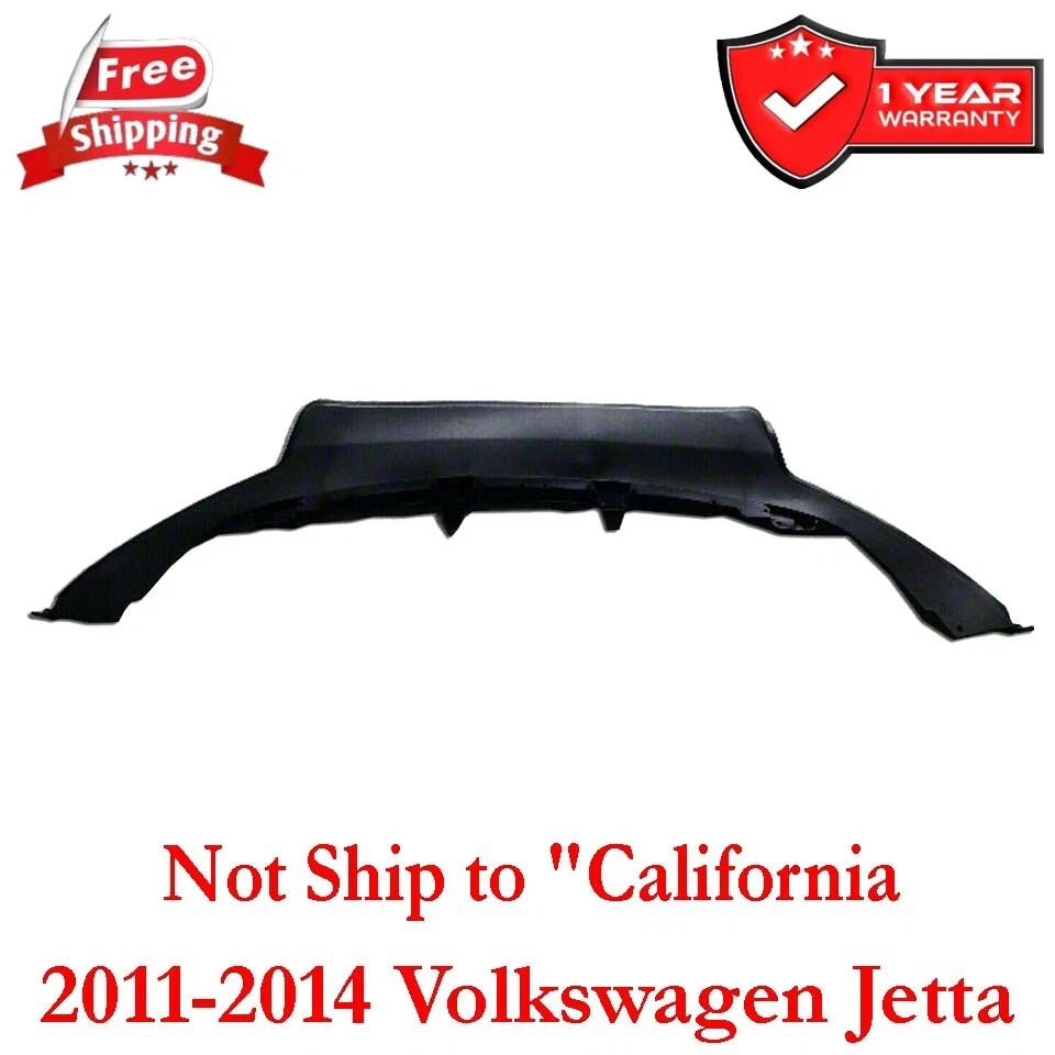 New For Volkswagen Jetta 2011-2014 Bumper Lower Spoiler Front Black VW1093118 Foto 2 de 4