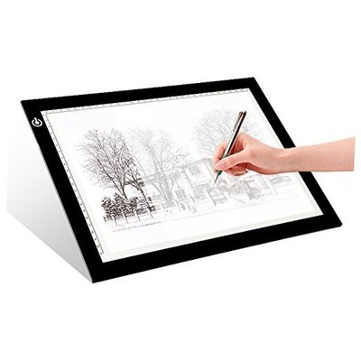 LitEnergy A4 LED Copy Board Light Tracing Box, Ultra-Thin 01 - A4 BLACK