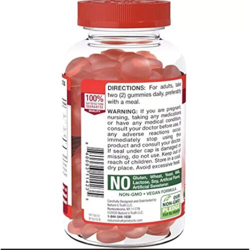 Nature's Truth Apple Cider Vinegar Gummies, 120 Count - Picture 3 of 4