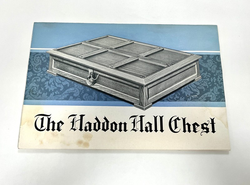 Holmes and Edwards Silver Company Haddon Hall Silverware Chest Ad