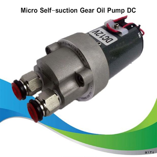 12V  Micro Self-suction Gear Oil Pump DC Waster Oil Transfer Pump - Picture 1 of 8