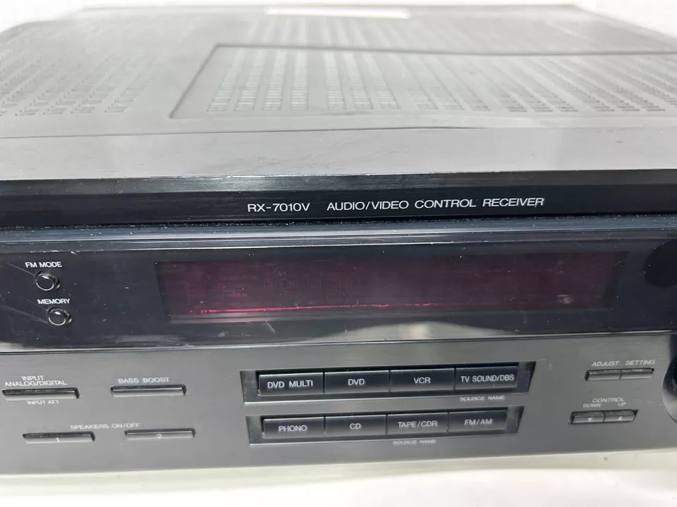 JVC RX-7010V A/V Receiver, 5 Channel / 100 Watts (500w total), 8-16 OHMS Black - Image 4 of 4