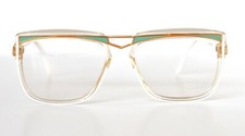 Cazal Vintage Eyeglasses - NOS- Model 171 - Col.180 -Gold  Aqua Teal White