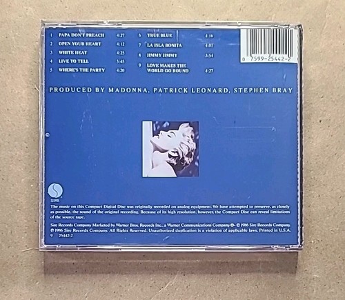 Madonna 4 CD Lot - True Blue, Something To Remember, Erotica, Bedtime Stories - Picture 5 of 15