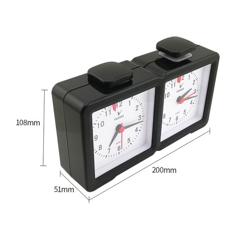LEAP PQ9905 Reloj de Ajedrez Analógico Cuarzo I-go Cuenta Atrás Temporizador de Juego C9M3 - Imagen 2 de 8
