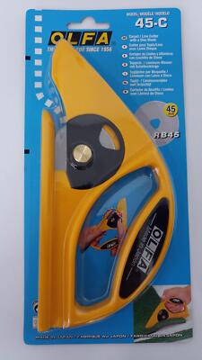 Olfa Cutter / Rollschneider für Teppich, Leder und feste Materialien (45-C)