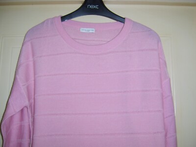 Jacqueline de Yong Pullover Zuckerwatte rosa Rundhalsausschnitt - Größe X Large Brustumfang 46''