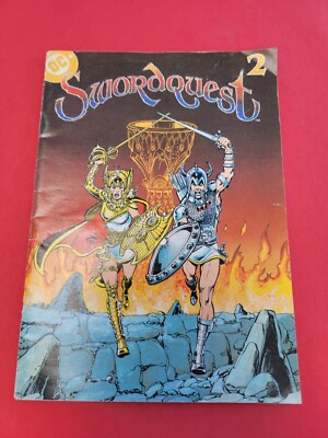 Sword Quest atari 2 comic MANUAL ONLY