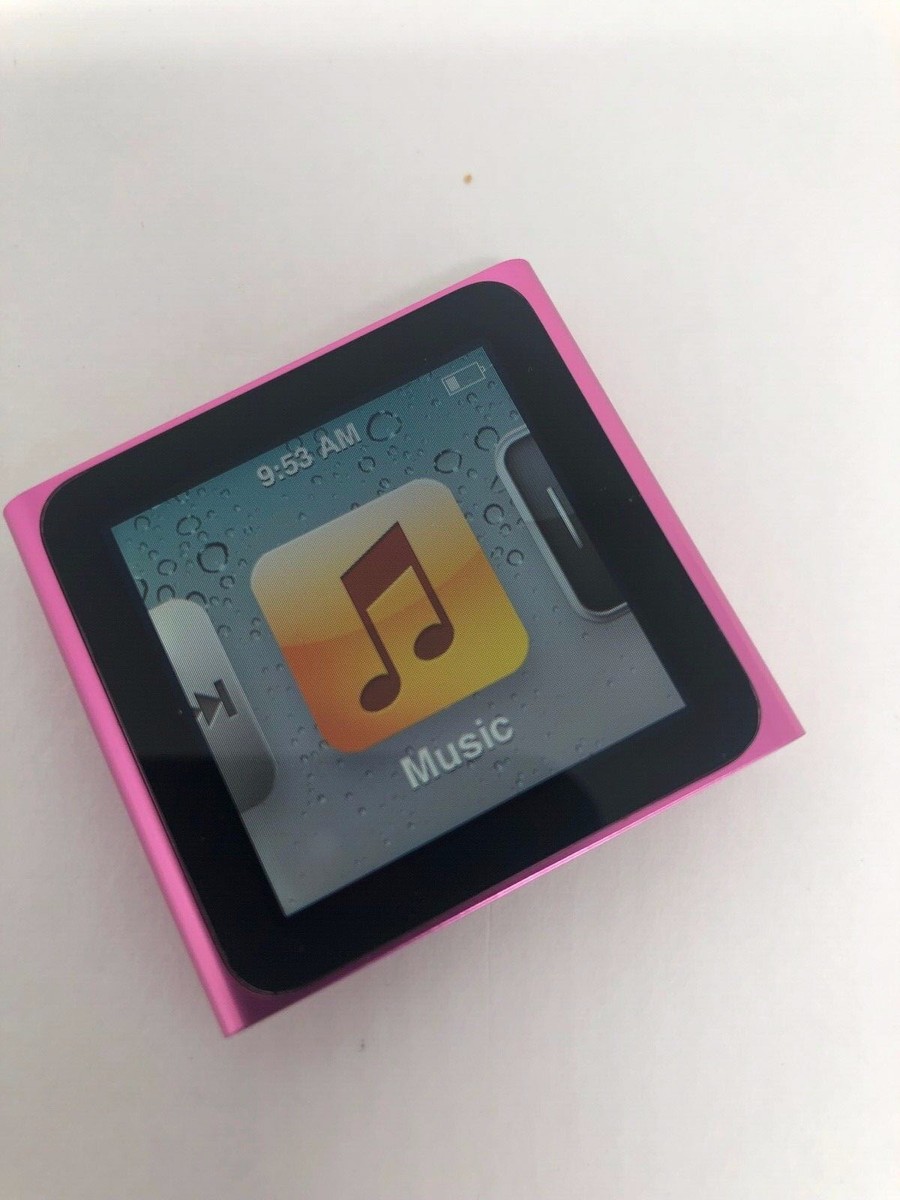 Apple iPod nano 6th Generation Pink (8 GB), Mint Condition 1 Year