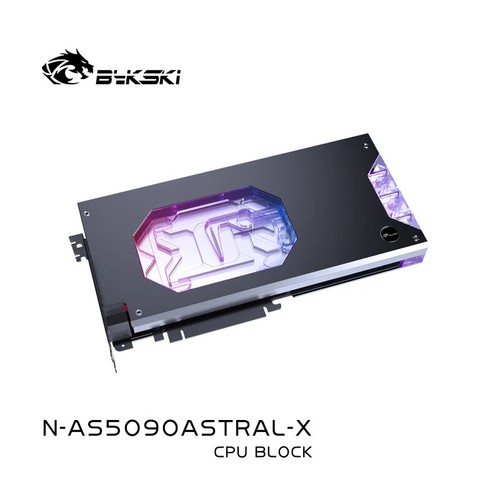 Open Box:Bykski GPU Water Block For ASUS ROG ASTRAL RTX 5090 O32G GAMING - Afbeelding 20 van 20