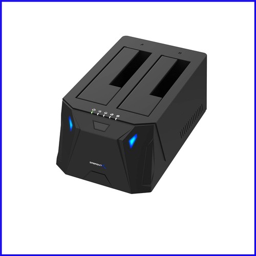 Compact USB 3.0 Hard Drive Docking Station with Cloning for Easy Data Transfer