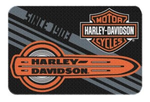 Tappeto Tappetino Zerbino Scendiletto Harley Davidson Morbido Antiscivolo Logo Ebay