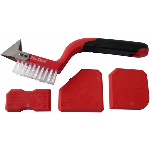 Kit de herramientas de calafateo Amtech sellador lechada raspador sellado acabado azulejos 4 piezas - Imagen 2 de 2