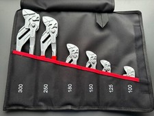Knipex Zangenschlüssel Set 6-tlg. in Rolltasche xs 100 - 300 mm 6-tlg. 8603