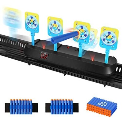 Parent-Child Move Glide Shooting with Batteries and shooting gun