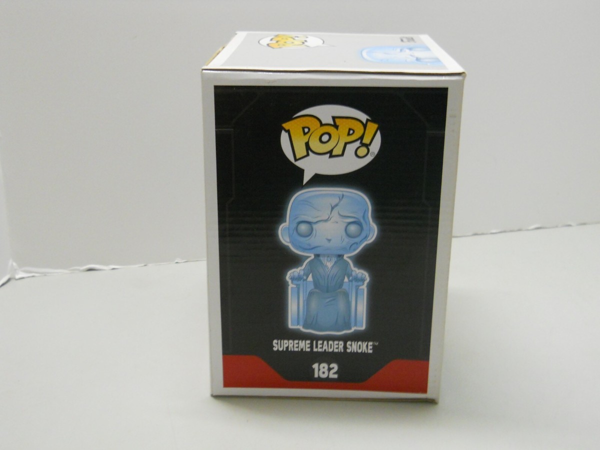 SF・ファンタジー・ホラー POP! STAR WARS SUPREME LEADER SNOKE 182 Supreme Leader Snoke- Star Wars Funko Pop! # 182 exclusive