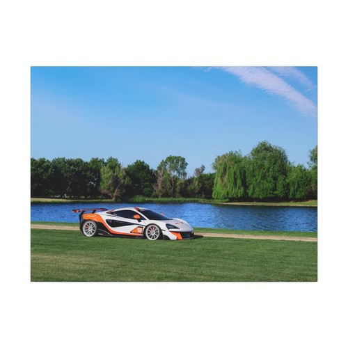 McLaren 570S High Resolution Museum Quality Horizontal Canvas Print #001 - Picture 3 of 10