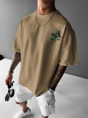 Herren Oversize T-Shirt LA 1988 coole Streetwear Shirts Fahsion Mode Lifestyle - Bild 16 von 20