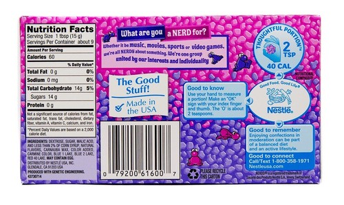 4x Nerds For The Love of Nerds Grape & Strawberry Flavor Theater Box 141.7g - Picture 3 of 3