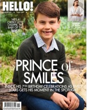 HELLO! Magazine (UK) issue 1889 May 5, 2025/ PRINCE OF SMILES