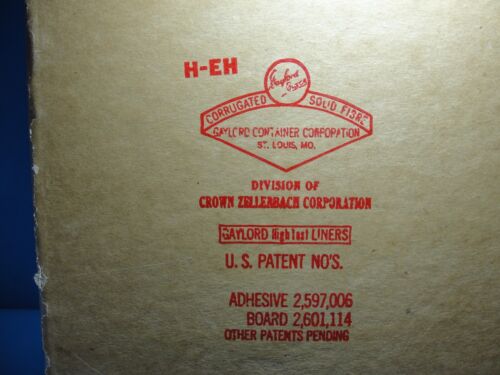 NOS Vintage 1940s Coca Cola Box Crate Cardboard Coke Bottle Carrier Advertising - Picture 7 of 11