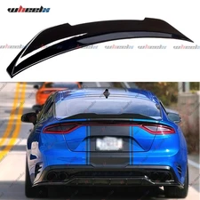 FOR 2018-2023 KIA STINGER PSM STYLE HIGHKICK GLOSS BLACK DUCKBILL TRUNK SPOILER