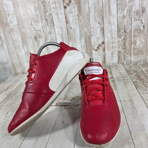 Puma Ferrari Drift Cat Red Motorsport Shoes Women's US 7 EU 39 - Picture 5 of 8