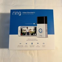 Ring Video Camera Doorbell 2 1080p HD Wireless New Open Box