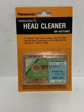 VTG Panasonic Microcassette Head Cleaner RP-9070MC Sealed Cassette Blank NOS