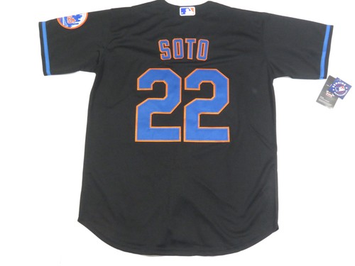 Juan Soto #22 New York Mets MLB Men's Player Jersey Black