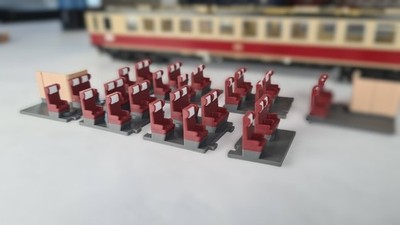 Inneneinrichtung 3D Druck für Märklin 4056 4086 TEE Großraumwagen