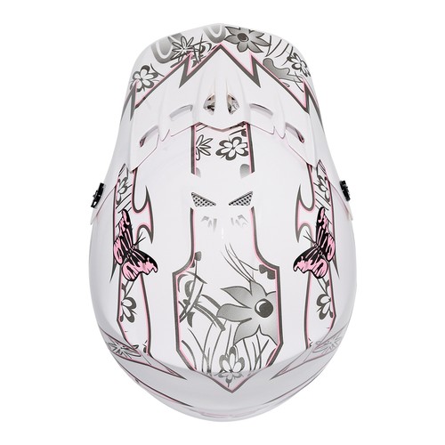 DOT Youth Kid Girls Helmet Motocross ATV Off-Road Racing Snowmobile Double D - Picture 13 of 19