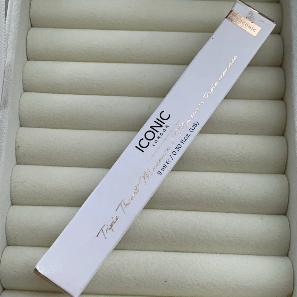 ICONIC LONDON TRIPLE THREAT MASCARA~BLACK~FULL SIZE~0.30 FL. OZ~NIB! - Image 2 of 3