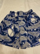 park bench kids swim Trunks With Shark Design. Size3T