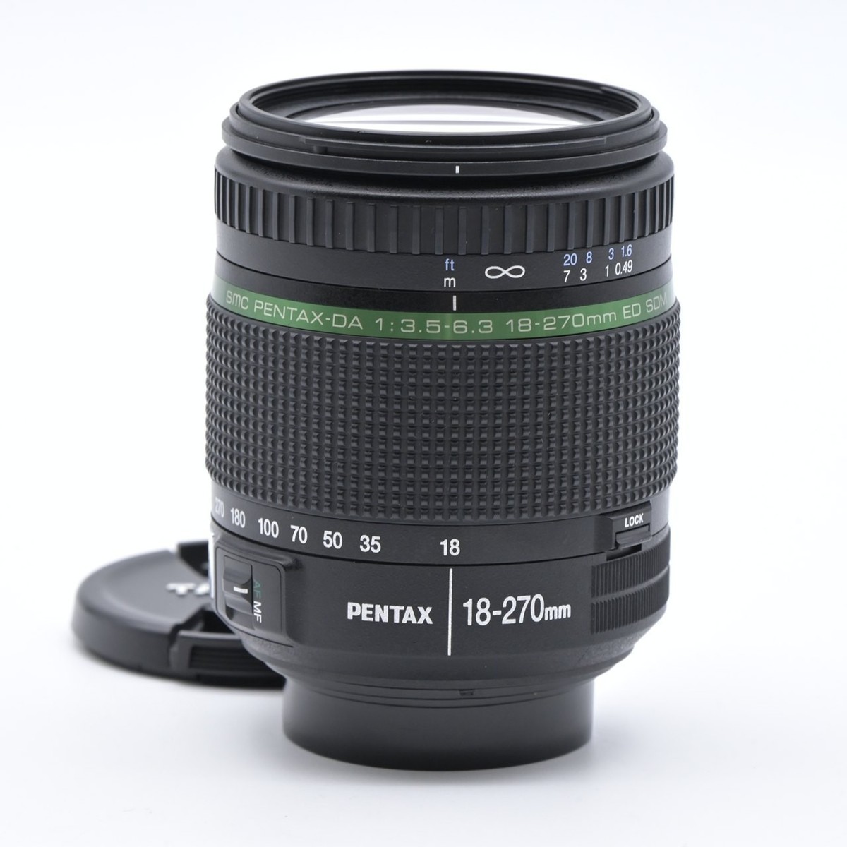 【美品】PENTAX smc DA 3.5-6.3 18-270mm PENTAX smc DA 18-270mm F3.5-6.3 ED SDM K-Mount Lens [Top
