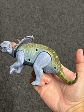 Pachyrhinosaurus Poseable Dino Dinosaur Toy Figure Kid Galaxy Blue Green Animal