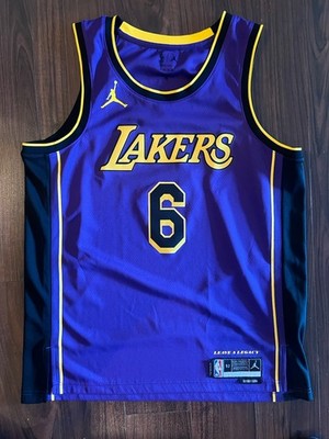 Nike Lakers LeBron James Statement Edition 2022/23 Jersey Men's