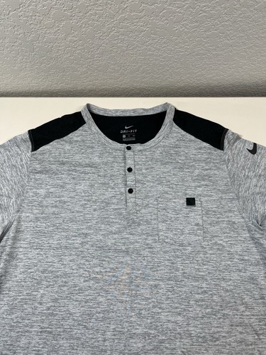 Gray Nike Dri-Fit MSU Michigan State Spartans Shirt Men's XXL 2XL - Picture 3 of 9