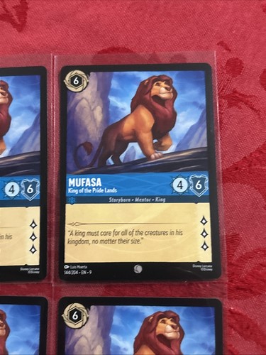 4x Disney Lorcana Fabled - Mufasa - King of the Pride Lands - 144/204 - 4x - Bild 2 von 7