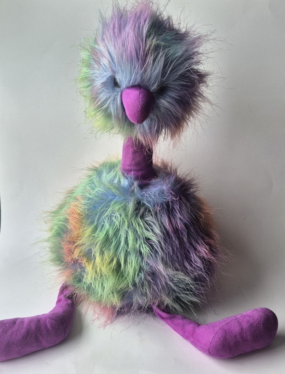 Q*N様 ジェリーキャット Rainbow Pom Pom Bird ダチョウ Jellycat London Rainbow PomPom Bird 13