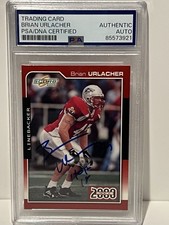 BRIAN URLACHER HOF 18 Signed Auto Autographed 2000 Score #288 RC Bears PSA
