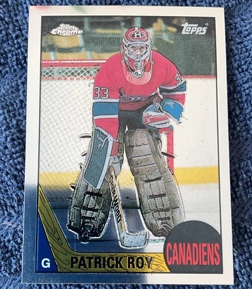 2002-03 Topps Chrome - Patrick Roy Reprints Patrick Roy #2 1987-88 Topps