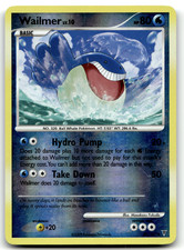 Wailmer 87/147 Uncommon Supreme Victors Pokemon Reverse Holo Card 2009