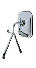 CIPA 45500 Side View Mirror Towing Steel Chrome Each