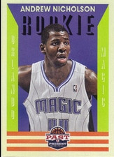2012-13 Panini Past and Present #240 Andrew Nicholson RC - BSK