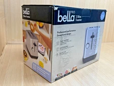 bella PRO - 2-Slice Toaster with Extra Wide Slots - Stainless Steel